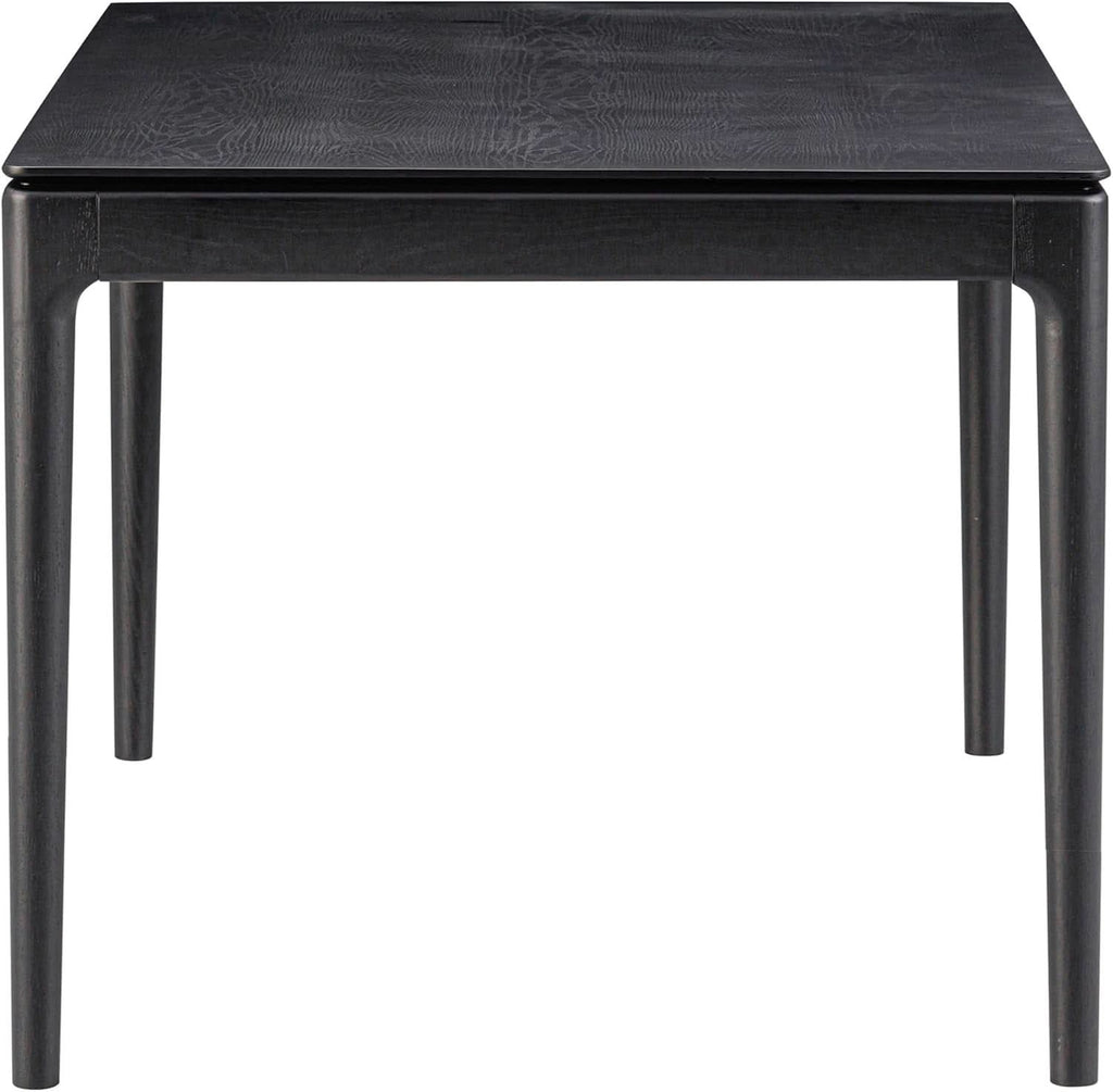 Mingle 55 Inch Modern Rectangular Dinner Table Burnt Black