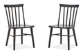 Lindon - Dark Dining Side Chair (Set of 2) - Dark Brown