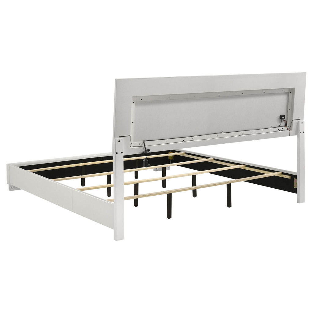 Felicity 6-piece California King Bedroom Set White Gloss