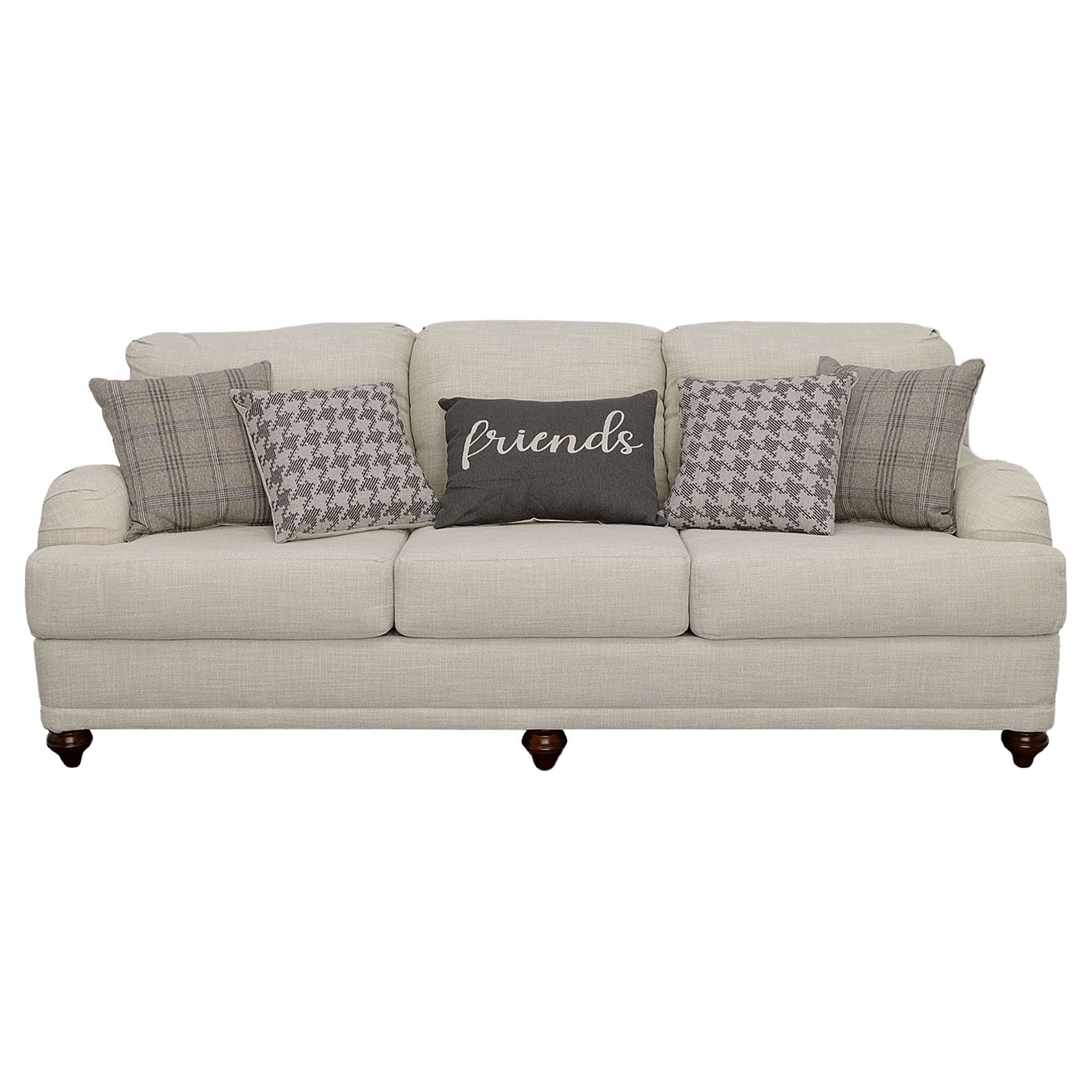 Anderson - 2 Piece Cushion Back Living Room Set - Gray
