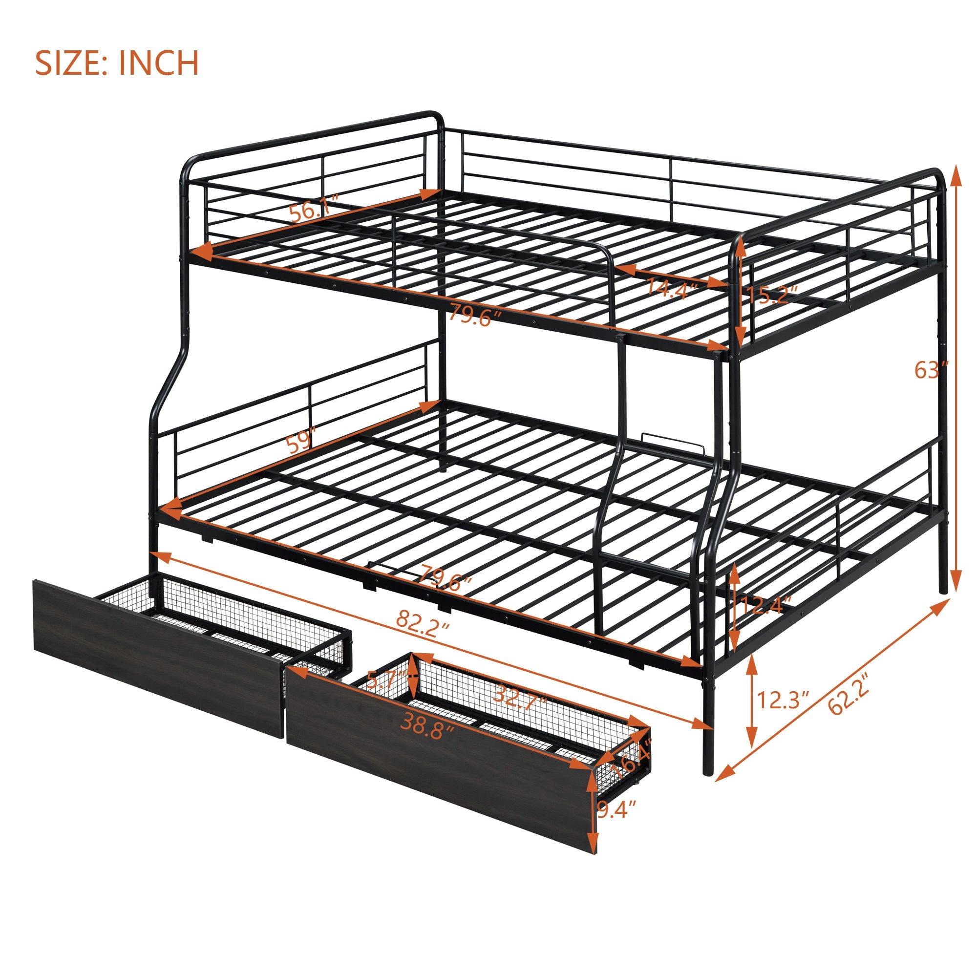 Contemporary Bunk Bed
