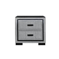 Isaiah - Nightstand With Upholstered Frame