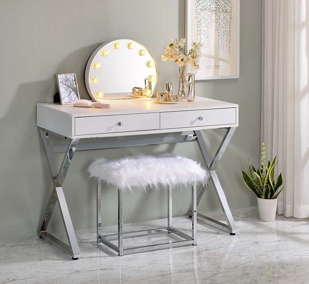 Alma - Accent Mirror - White