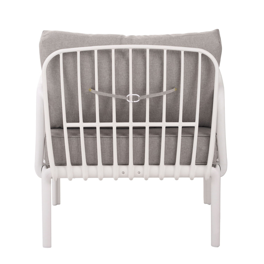 Outdoor Patio Club Chair, Waterproof Thick Cushion Deep Seating