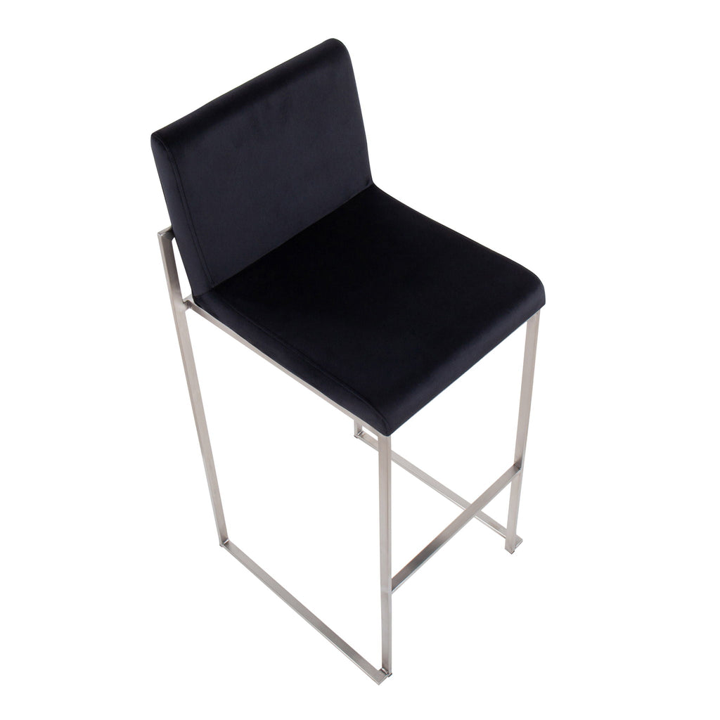Fuji - Contemporary And Modern Elegance High Back Barstool