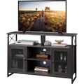 55 Inch TV Stand With Storage Console Industrial Farmhouse