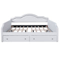 Upholstered Daybed With LED Lights And 2 Drawersme