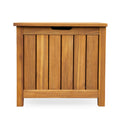 Portside - Wooden Deck Box 30 Gallons Storage Bench - Teak