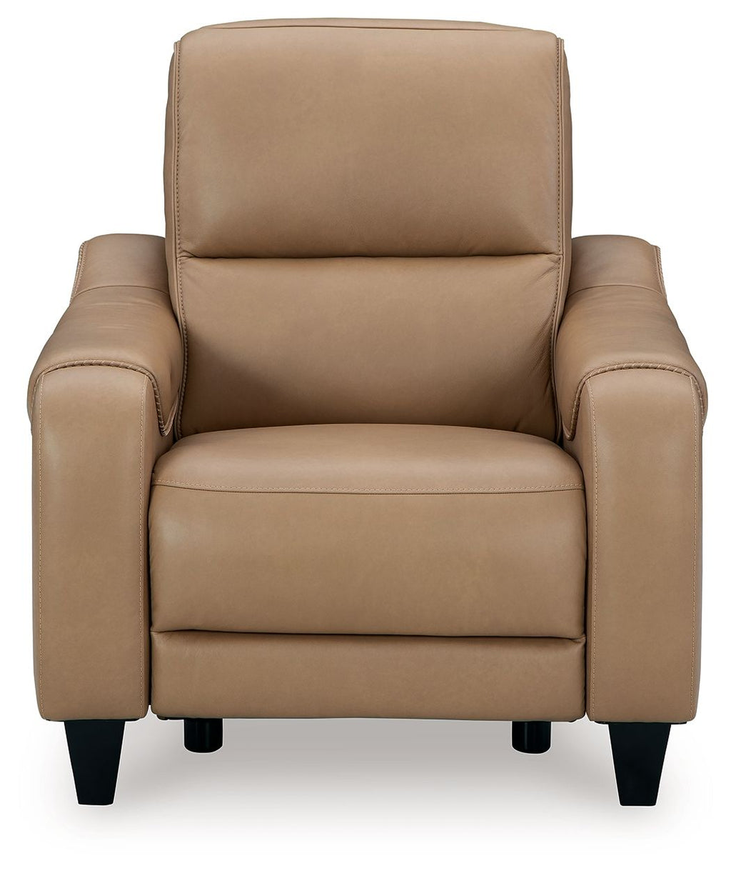 Mosswell - Power Recliner With Adj Headrest - Toffee