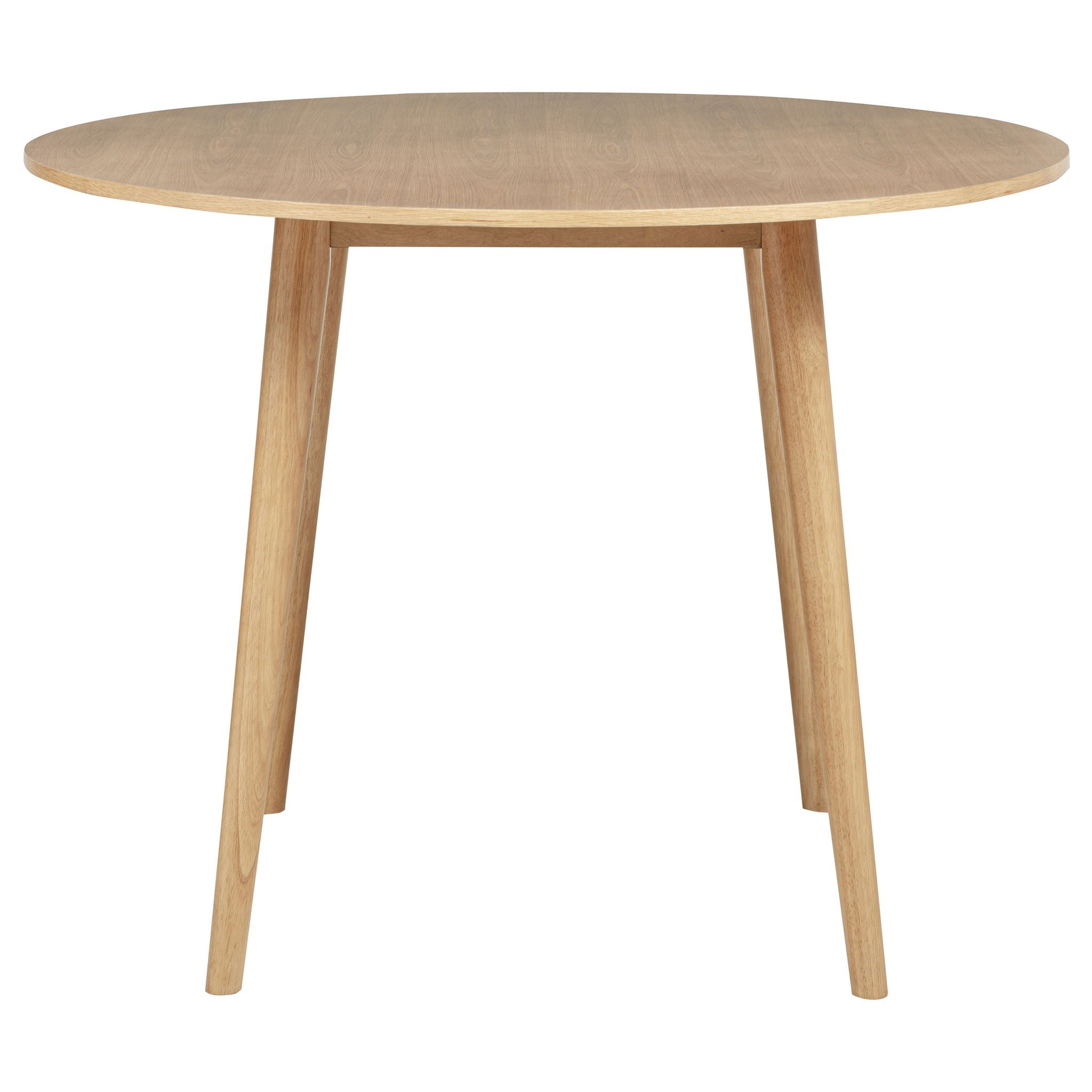 Andrews 5-piece Round Counter Dining Set Light Ash and White