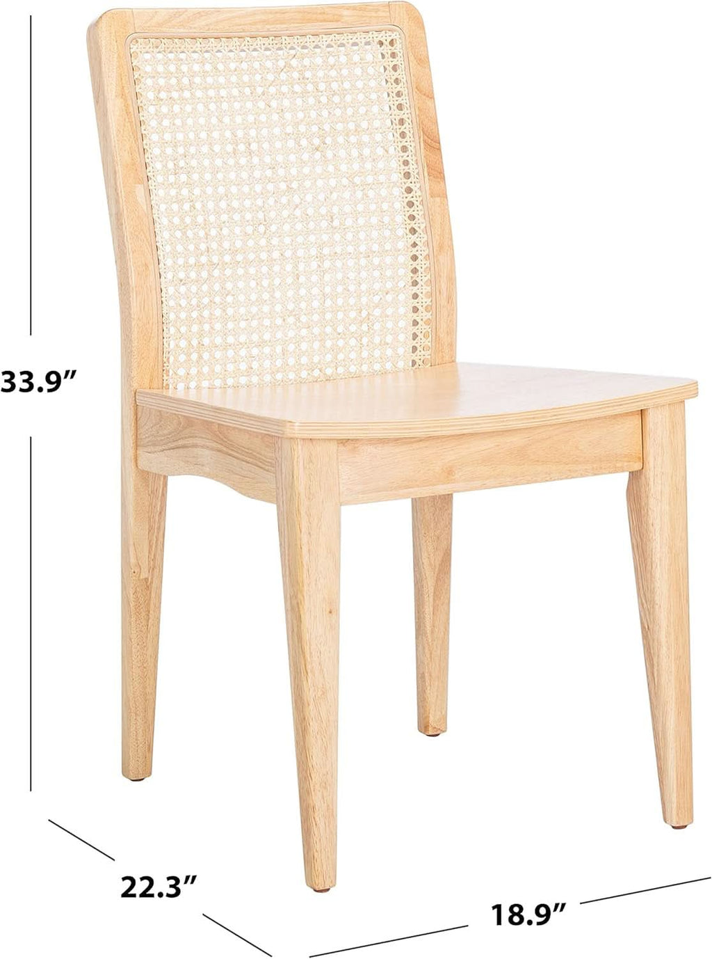 Natural Rattan Dining Chair Set Of 2 For Home Dining Room