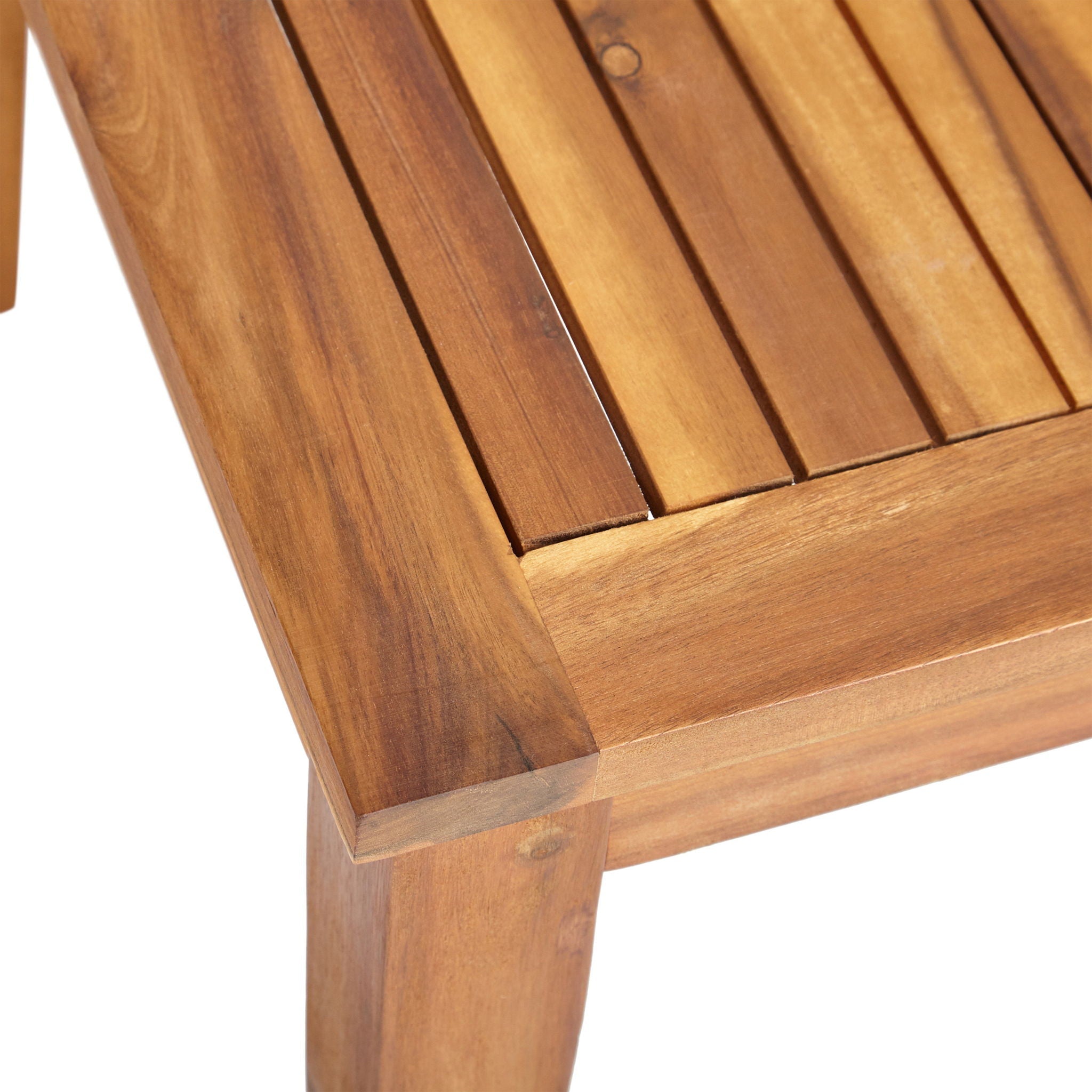Ajuni - Rectangular Acacia Outdoor Coffee Table - Natural