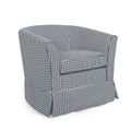 Zeniqua - Upholstered Swivel Chair With Loose Cover