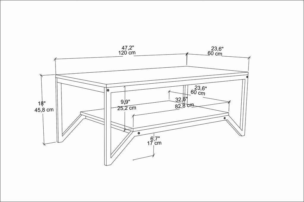 Flora & Zenas Living Room Table Set