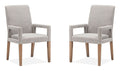 Lindon - Dining Arm Chair With Upholstered Seat & Back (Set of 2)