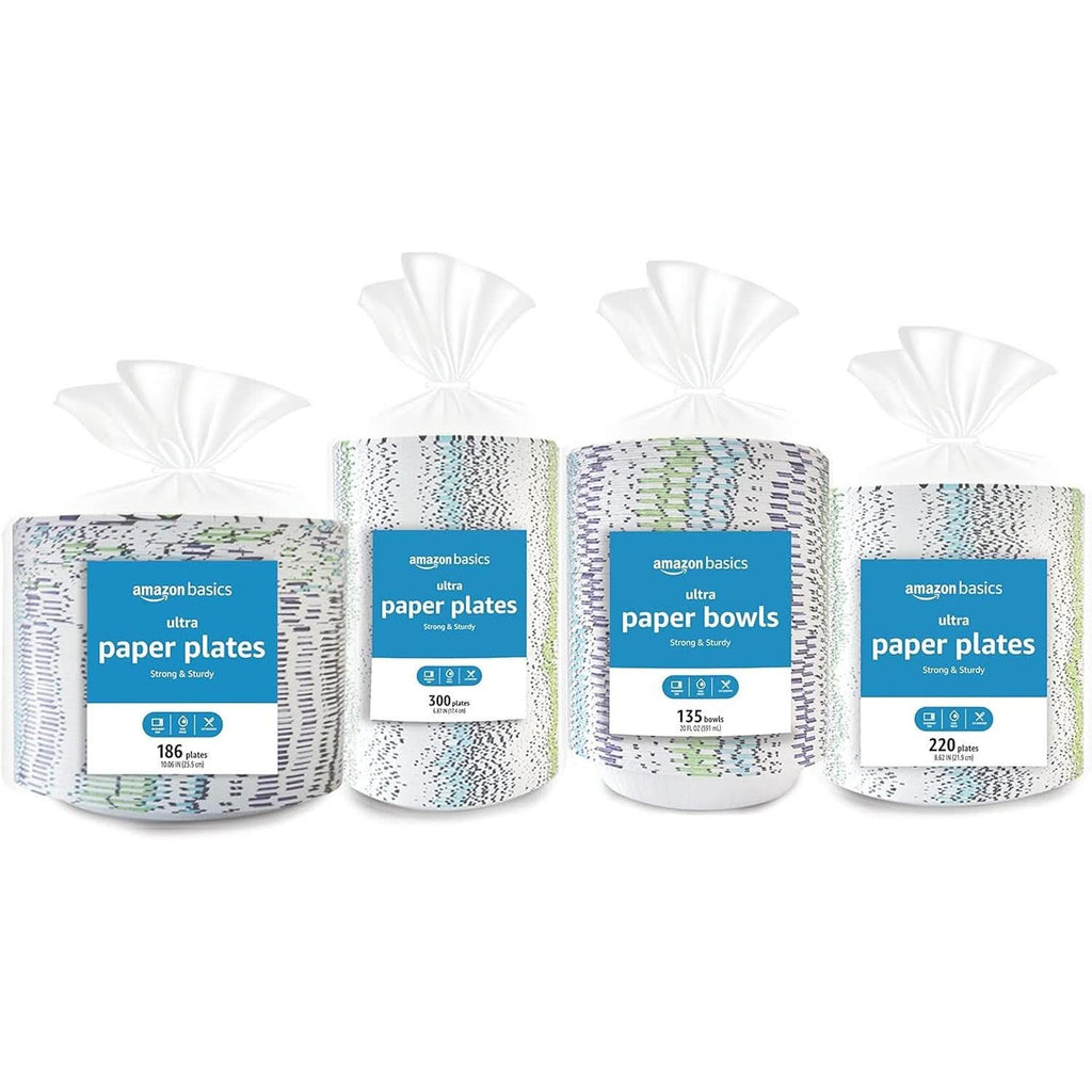 Disposable Paper Plates 6.87 Inch Microwave Safe 600 Count