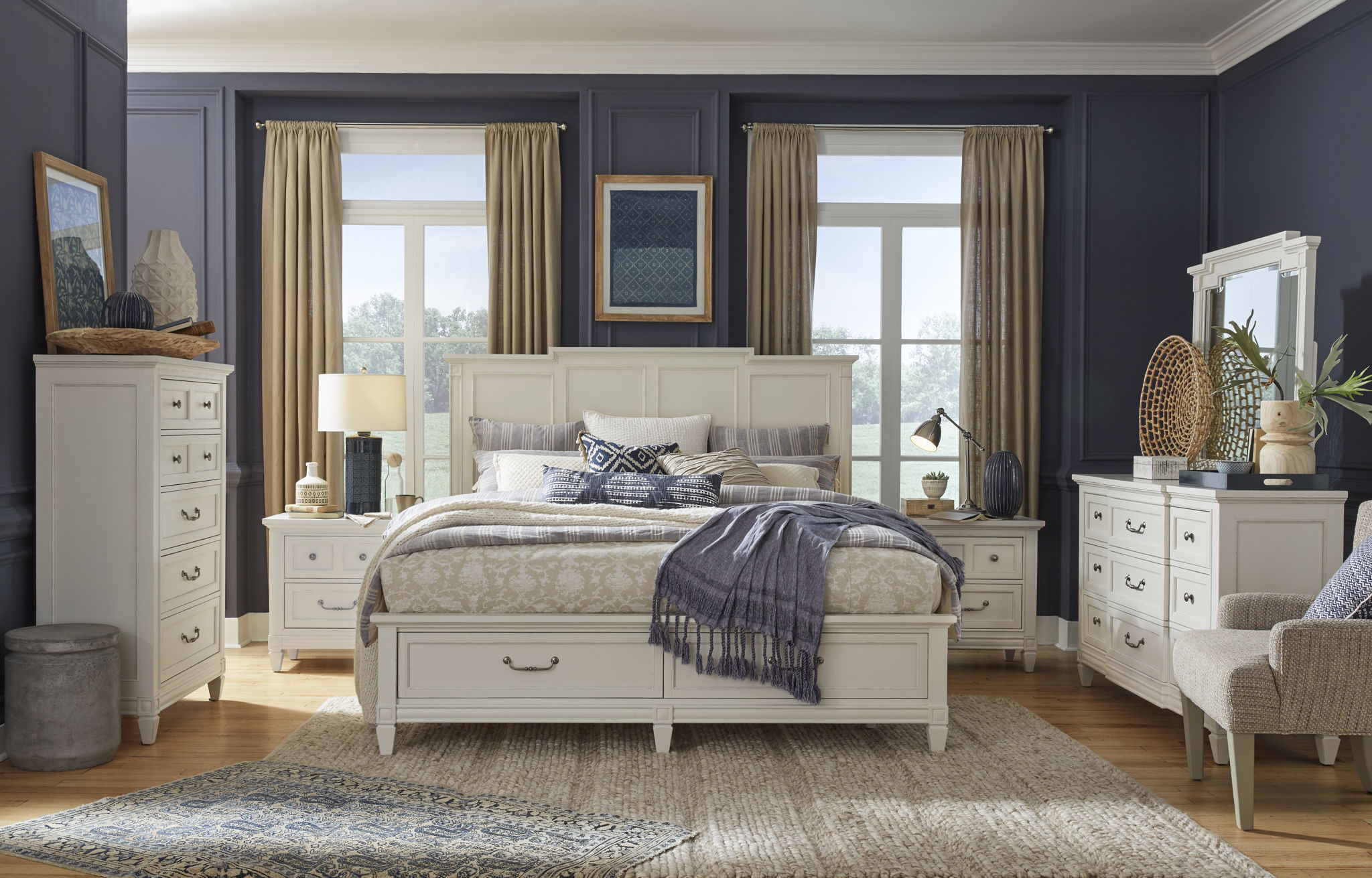 Willowbrook - Panel Storage Bed