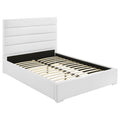 Felicity 53-inch Upholstered Full Platform Bed White