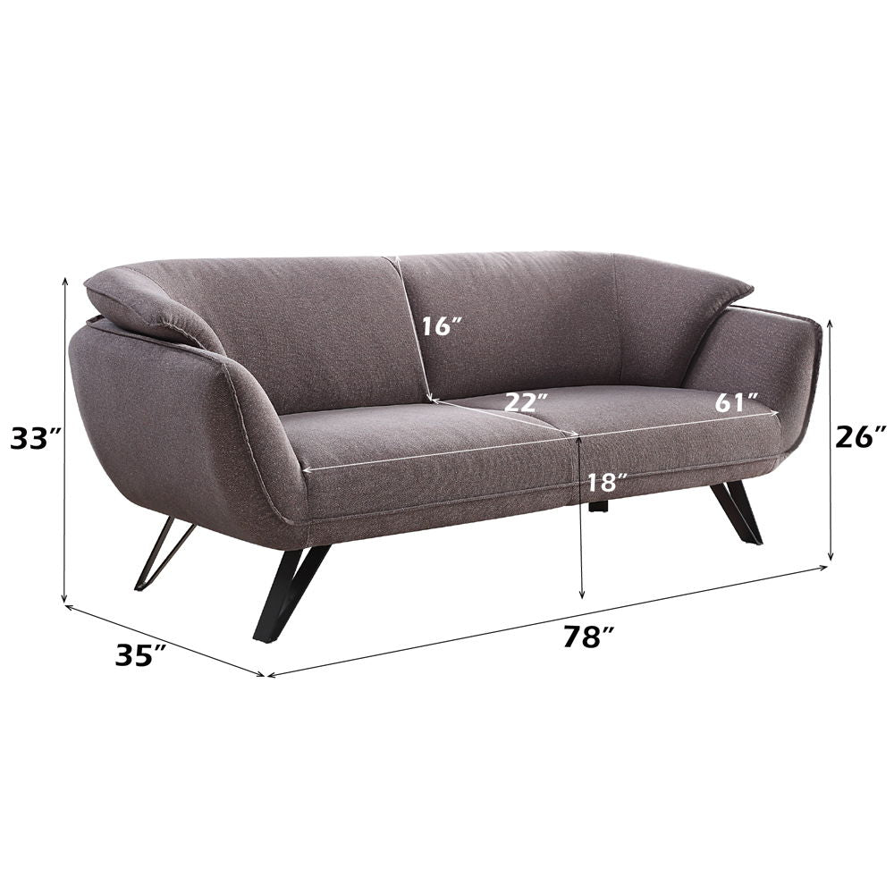 Dalya - Sofa - Gray Linen