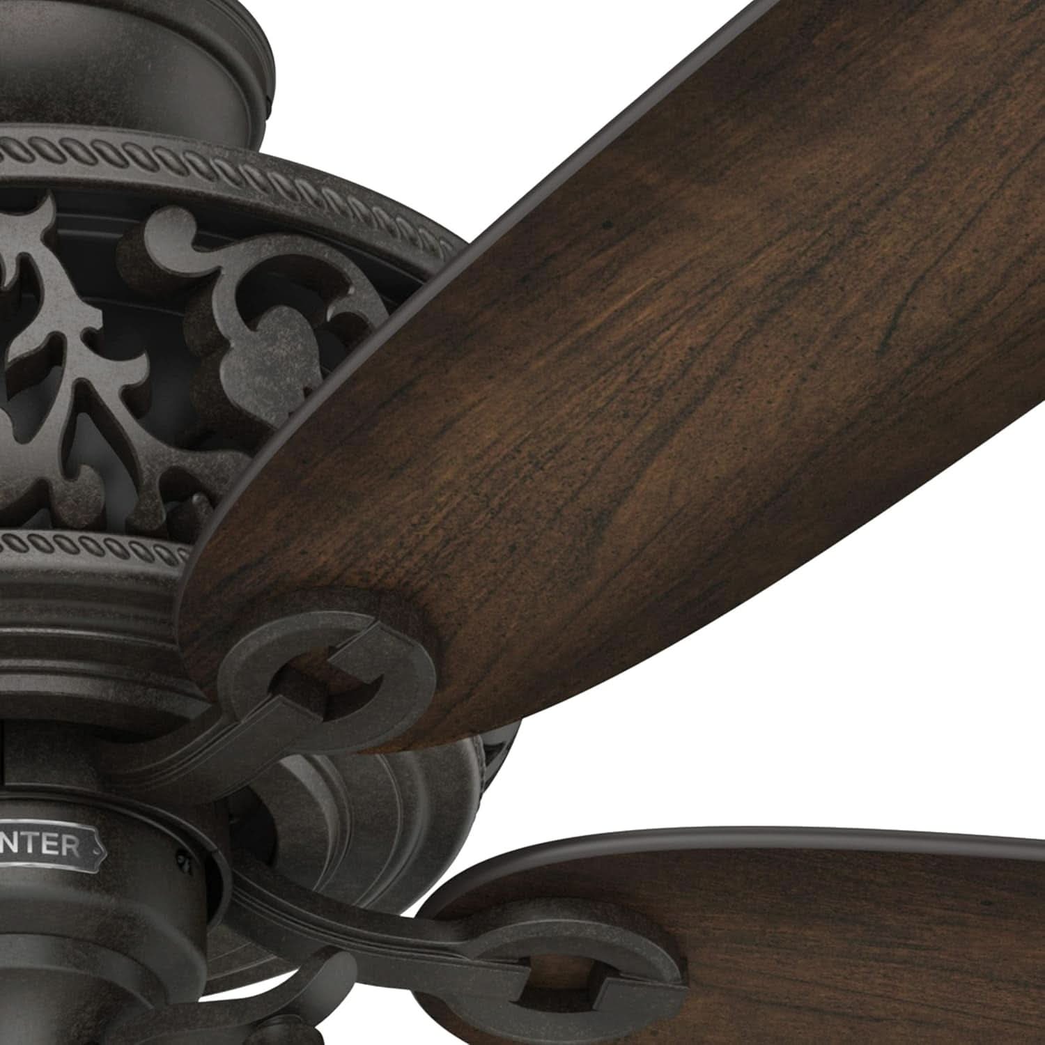 Promenade 54 Inch Indoor Ceiling Fan LED Lights Bronze Finish DC Motor Remote
