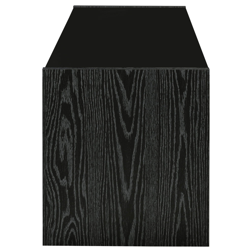 Alton 3-drawer Engineered Wood 61-inch TV Stand Black Oak