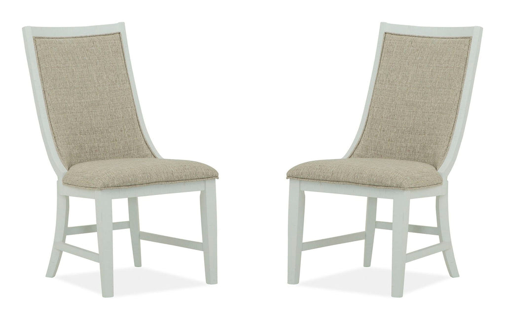 Heron Cove - Upholstered Host Side Chair (Set of 2) - Dark Brown