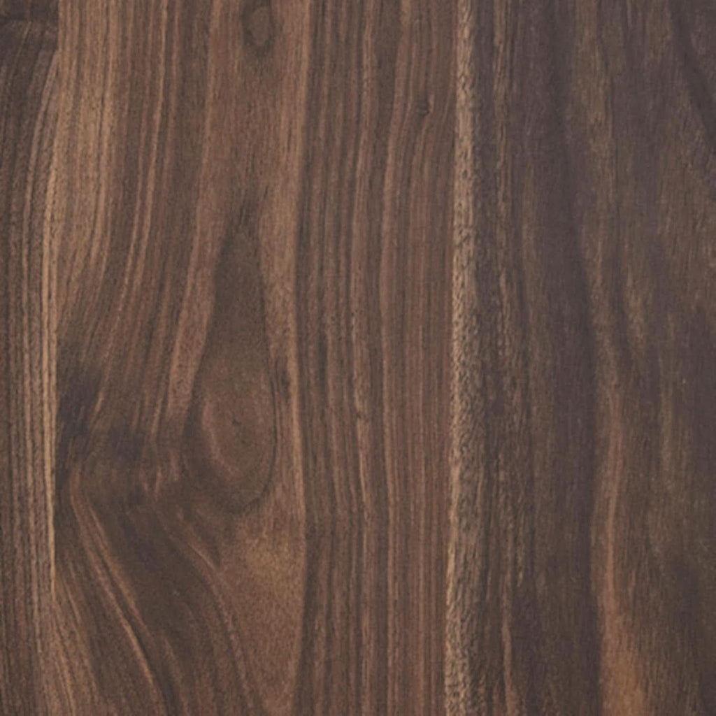 Queen Panel Platform Bed Dark Brown Walnut Storage