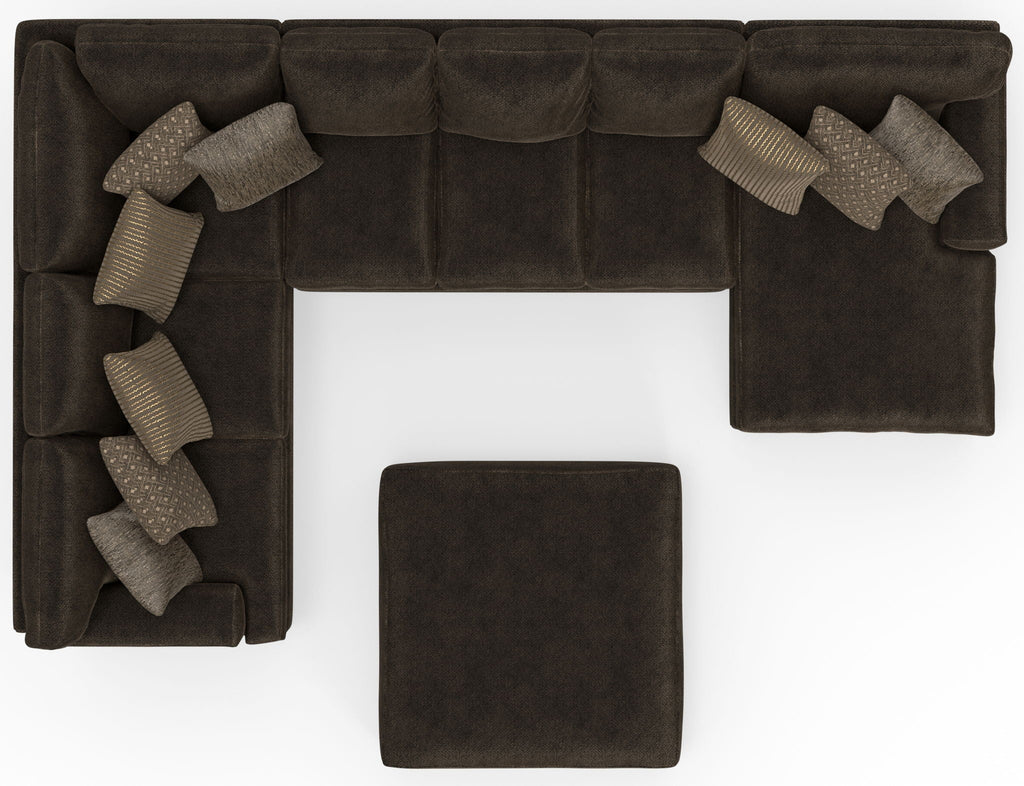 Mammoth - Sectional With Cocktail Ottoman
