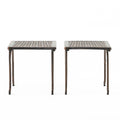 Laughlin - Traditional Style Cast End Table Set - Antique Espresso