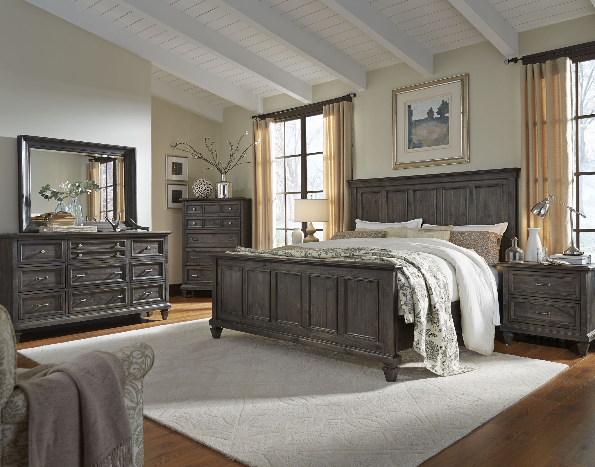 Calistoga - Nightstand - Weathered Charcoal