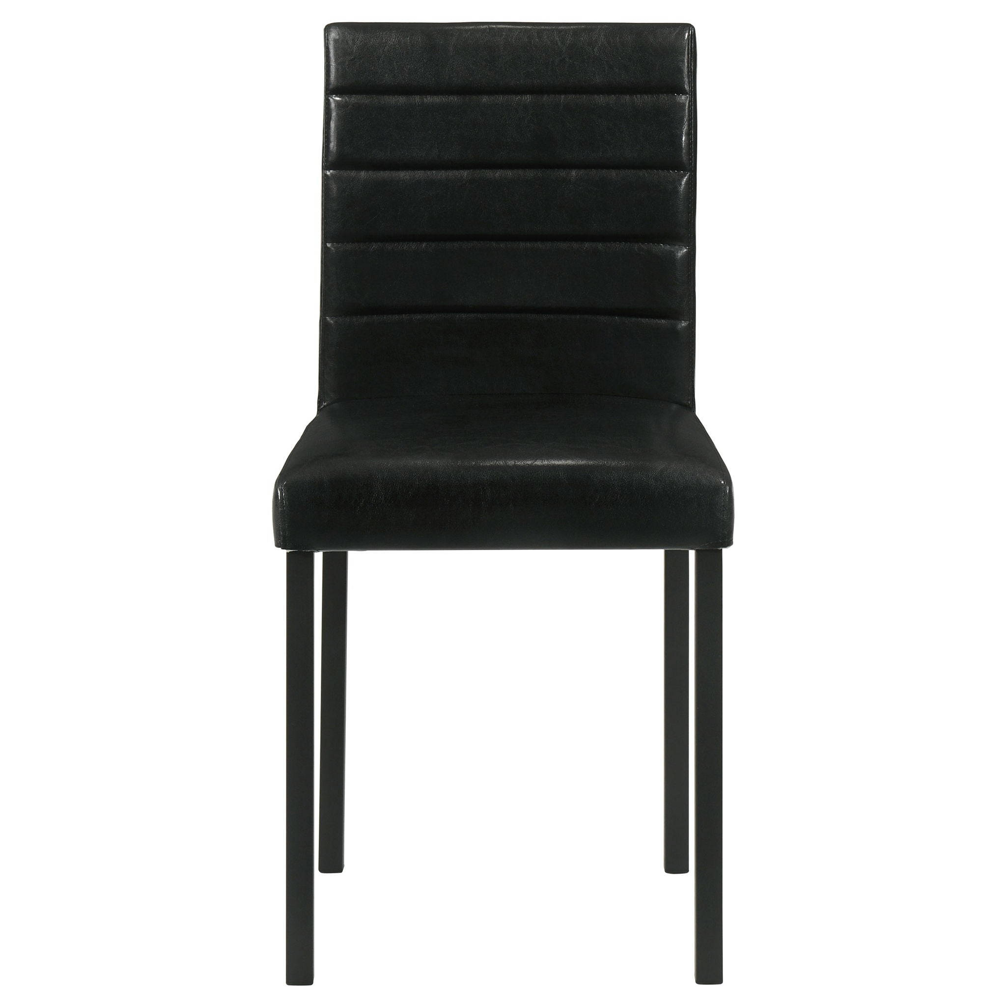 Garza Upholstered Dining Side Chair Black (Set of 4)