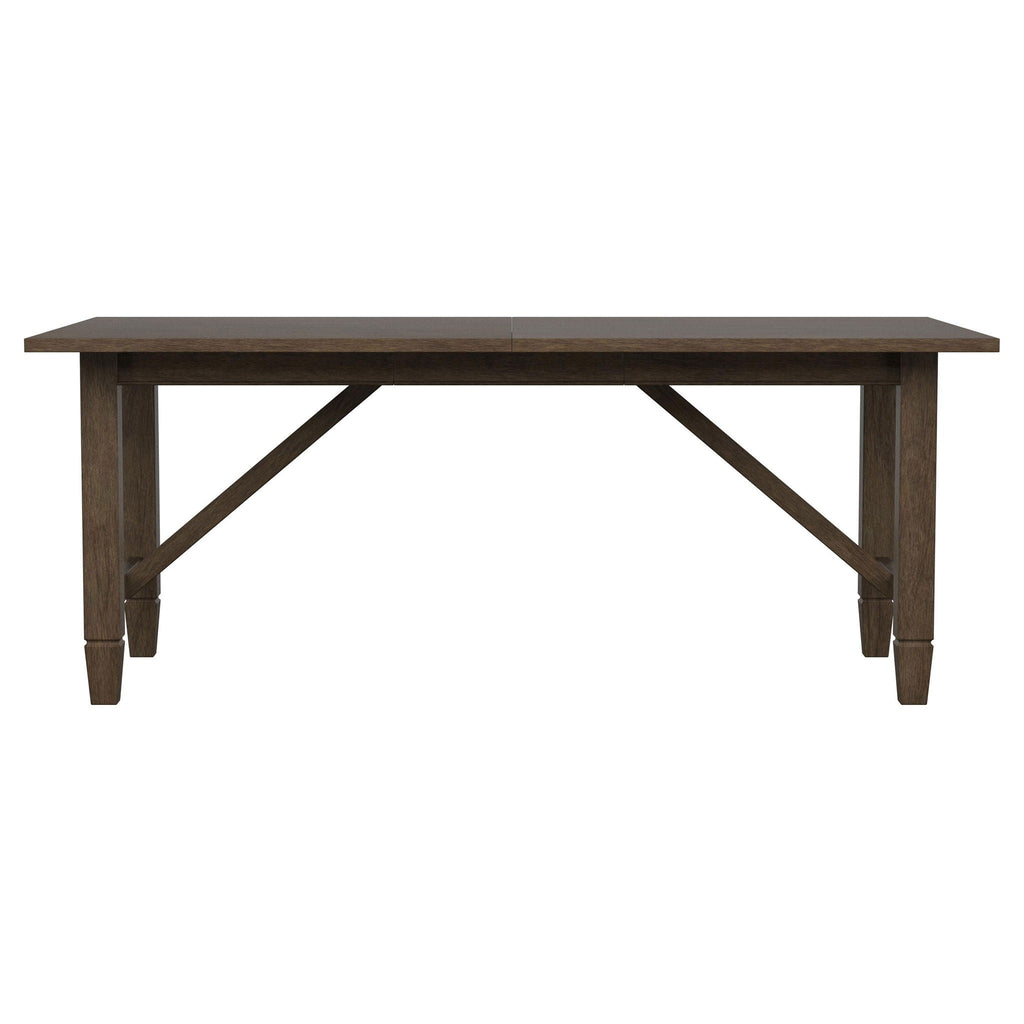 Jamie - Rectangular Dining Table With Extension Leaf - Light Brown