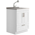 Cardinal - Laundry Cabinet With Faucet And Sink - White