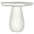Perth 17-inch Side Table with Cloud-Shaped Top Off White