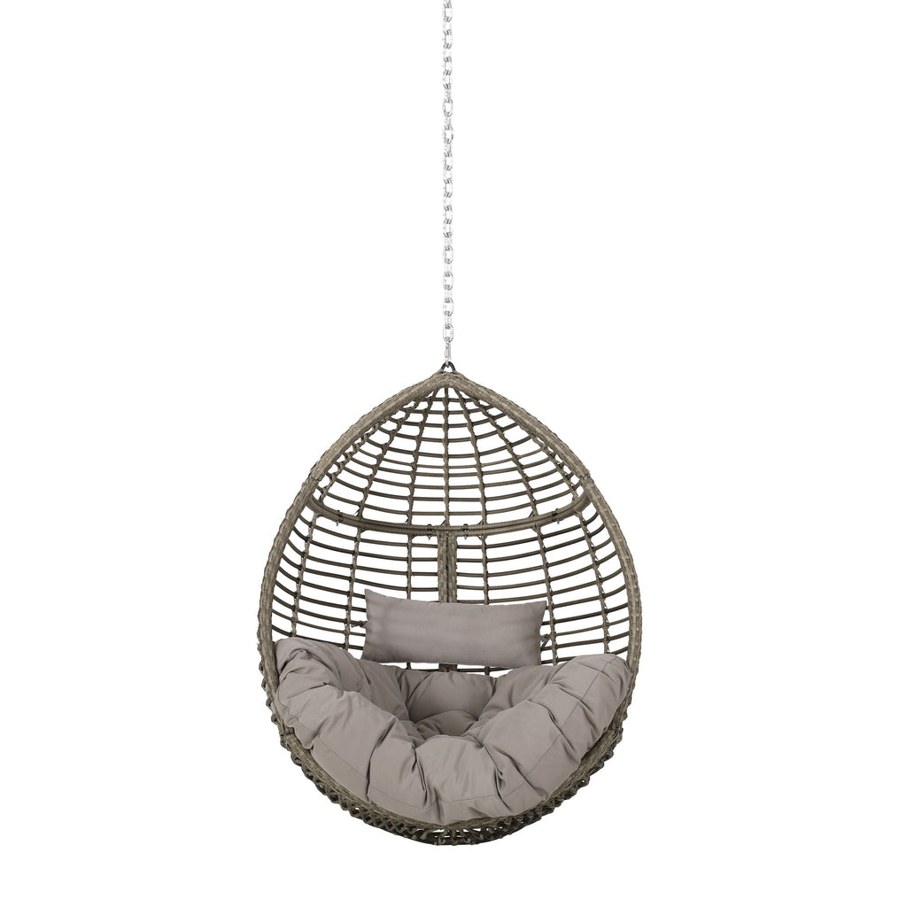 Morris Teardrop - Hanging Chair With Chain And Water Resistant Cushions