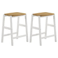 Cowichan - Backless Counter Stool (Set of 2) - White