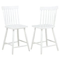 Andrews Windsor Counter Height Dining Side Chair White (Set of 2)