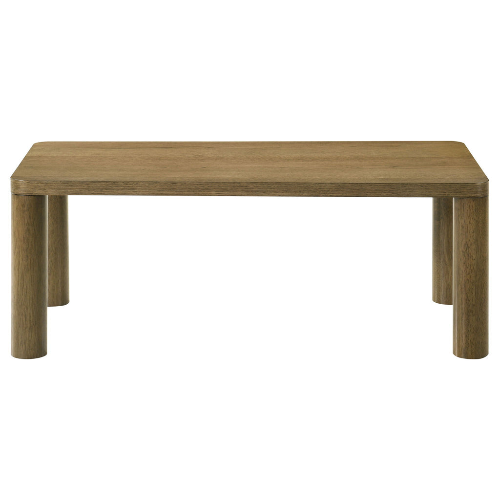 Castlewood 3-piece Cocktail Coffee Table Set Brown Oak