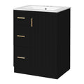 Bathroom Vanity With Under Mount Sink, 2 Drawers And Soft Closing Door