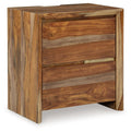 Dressonni - Two Drawer Night Stand - Brown