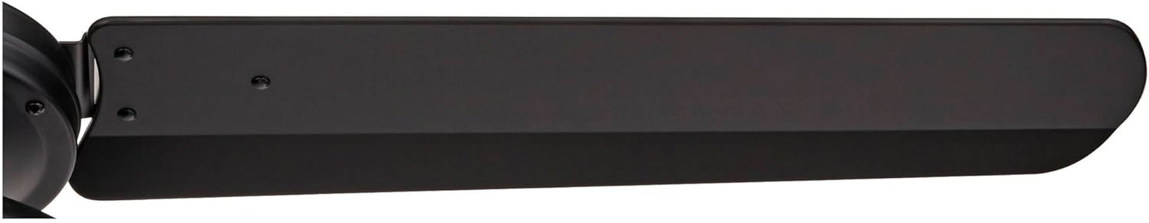 Matte Black Ceiling Fan 52 Inch With Integrated LED Remote