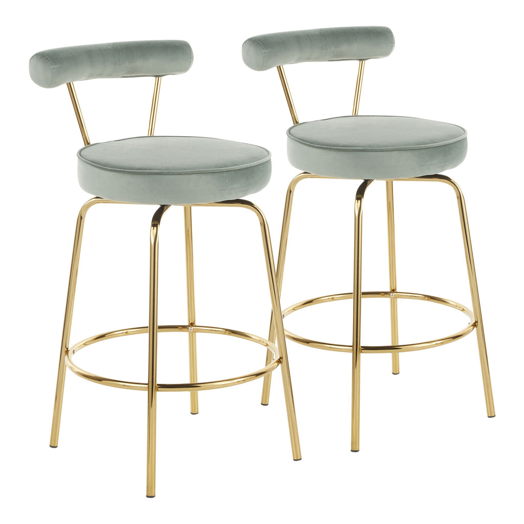 Rhonda - Glam Counter Stool (Set of 2)