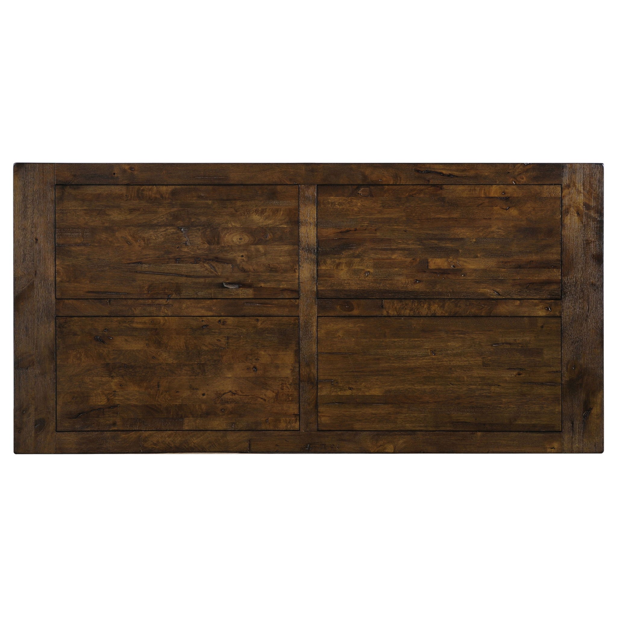 Coleman 9-piece Rectangular Dining Set Rustic Golden Brown