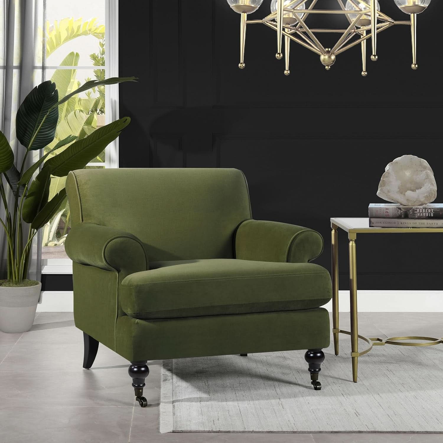 Large Upholstered Living Room Accent Chair Comfort