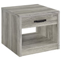 Nuberg - 1 Drawer Table - Gray