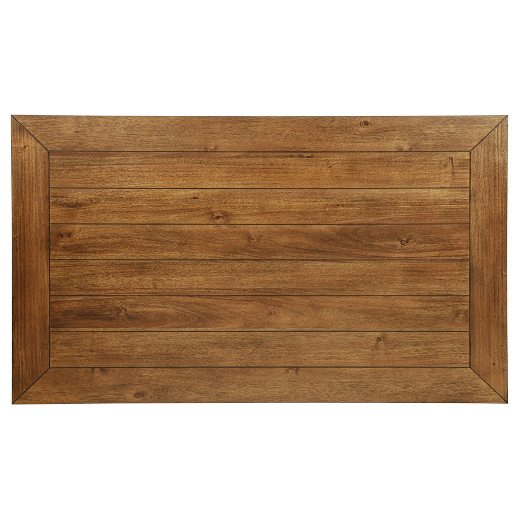 Atwood Rectangular Wood Dining Table Warm Brown