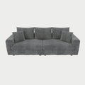 4 Seat Sofa, Modern Comfy Upholstered Sofa Cloud Couch, Deep Seat Couches With Soft Pillows