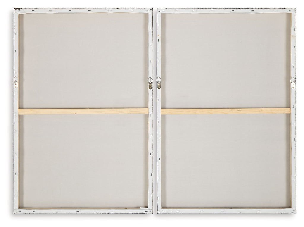 Brockdunn - Wall Art Set (Set of 2) - Tan / Brown