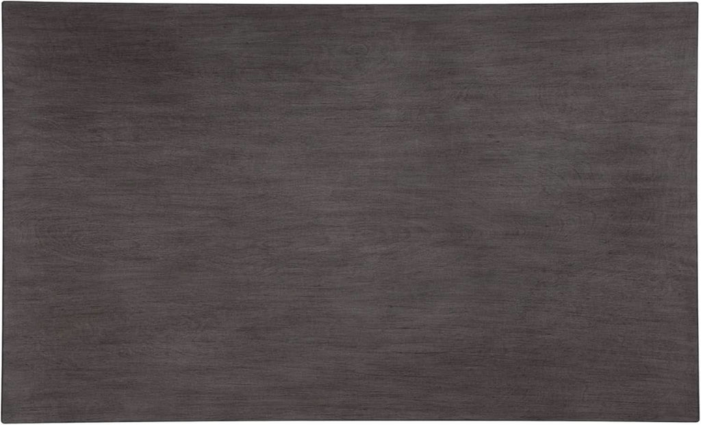 Charcoal Gray 6Piece Contemporary Dining Set Bench
