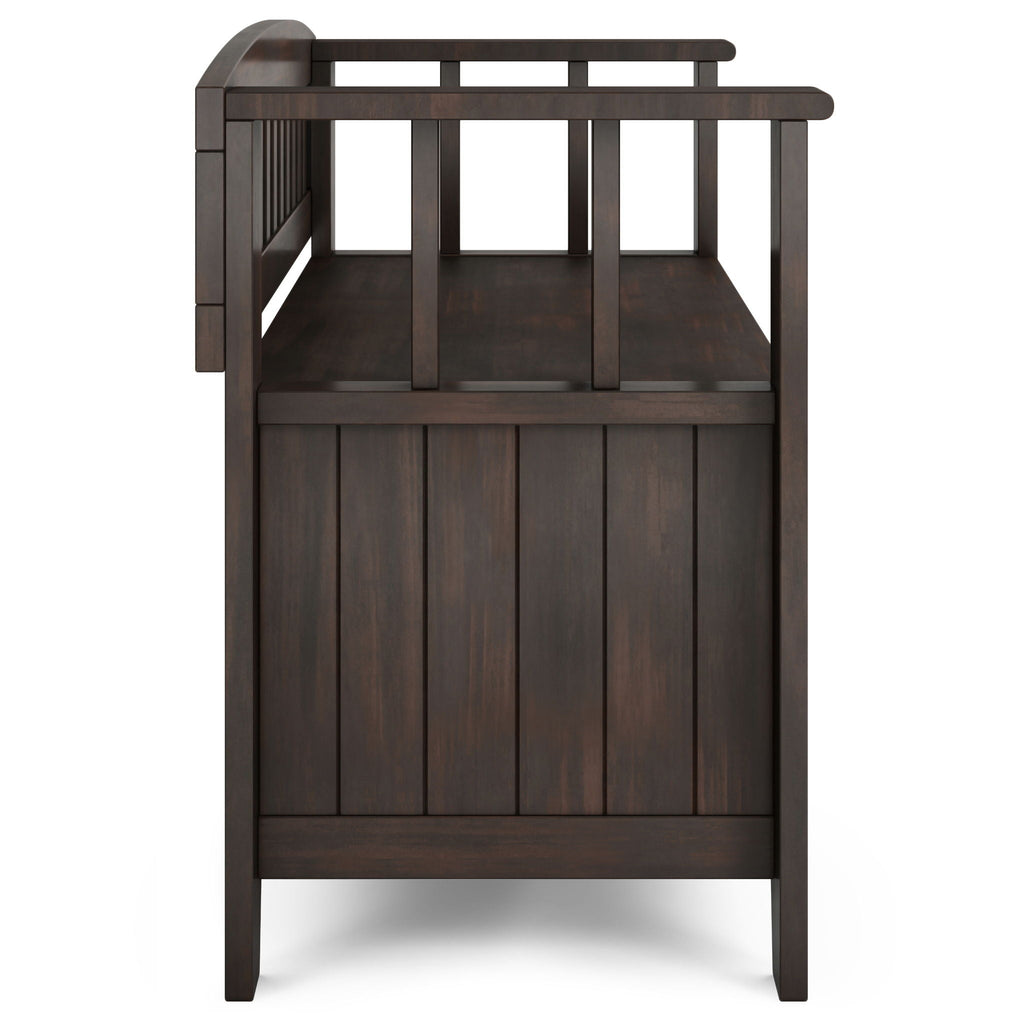 Acadian - Entryway Storage Bench, Handcrafted